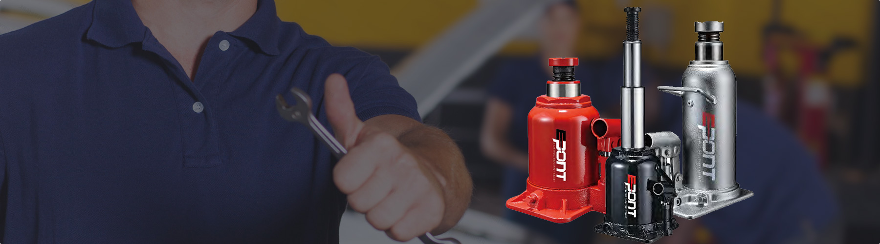 Prevent leakage of hydraulic jack oil