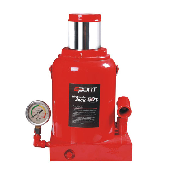 Hydraulic Bottle Jack（With Gauge） Welding Hydraulic Bottle Jack