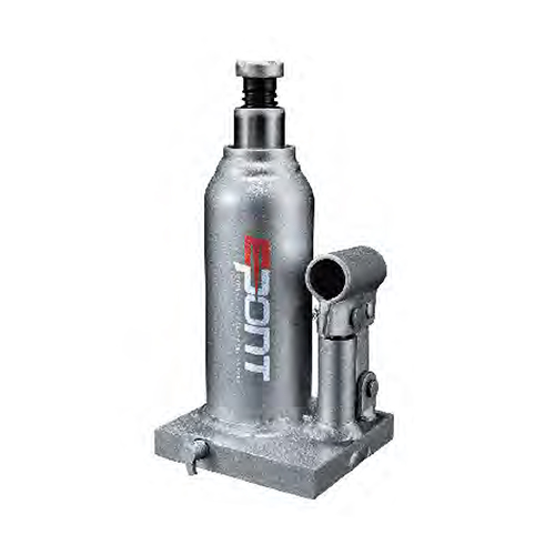 The hydraulic jack  has a compact structure